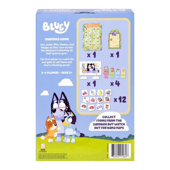 Bluey Grannies Game, Collect Grannies Items Like Glasses and Walking Sticks - Picture 2 of 5